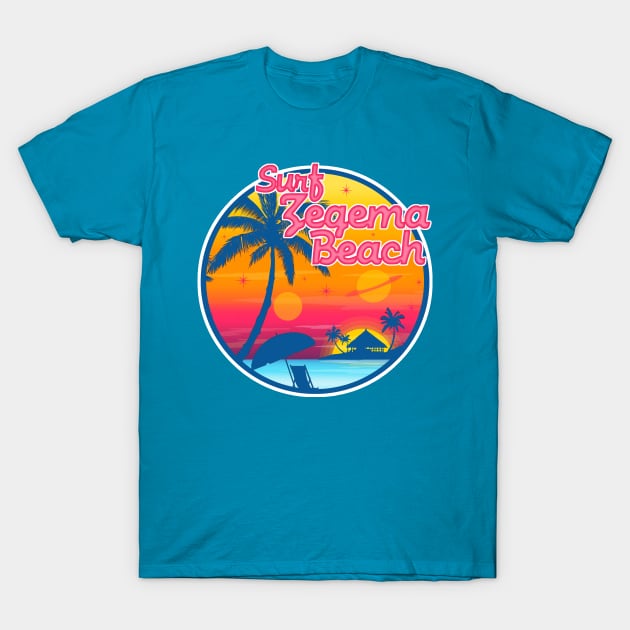 Starship Troopers Zegema Beach T-Shirt by PopCultureShirts